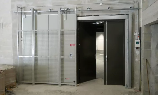 INSTALLATION DE PORTES COUPE-FEU COULISSANTES, Perpignan, METALFERM